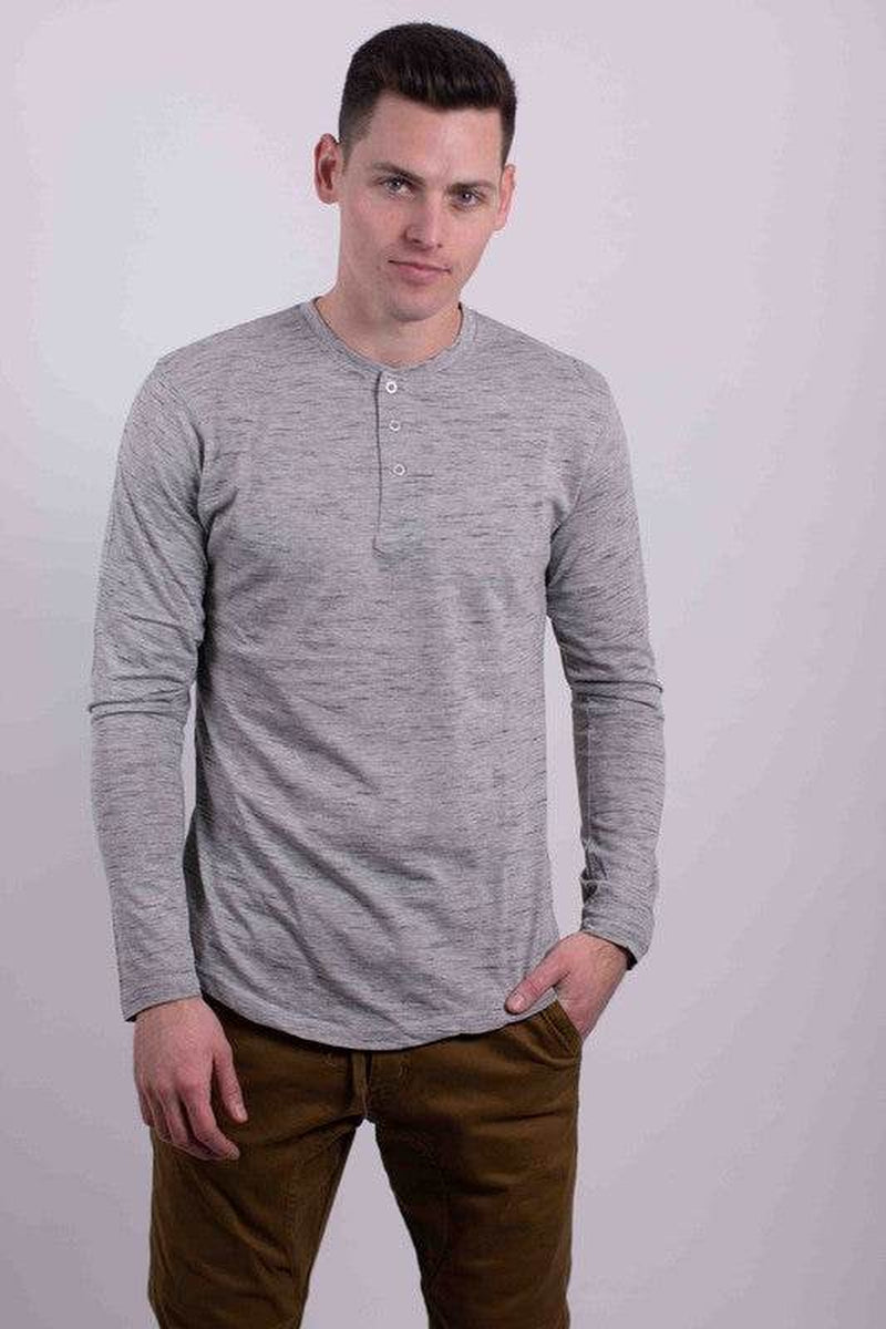 Long Sleeves Henley T-Shirt